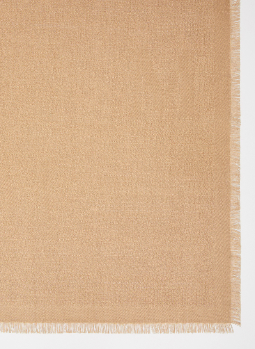Шал с принт 'M Monogram' Max Mara Curvone
