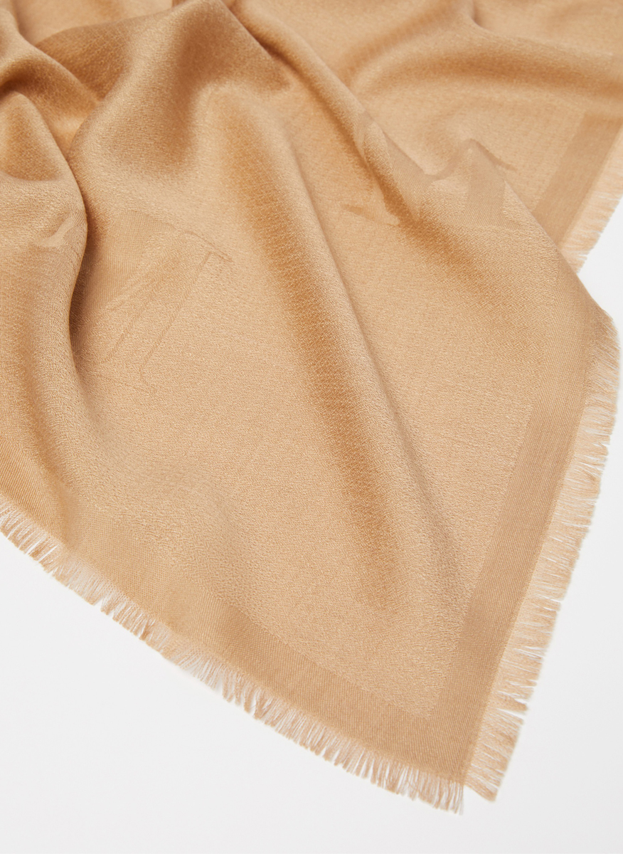 Шал с принт 'M Monogram' Max Mara Curvone