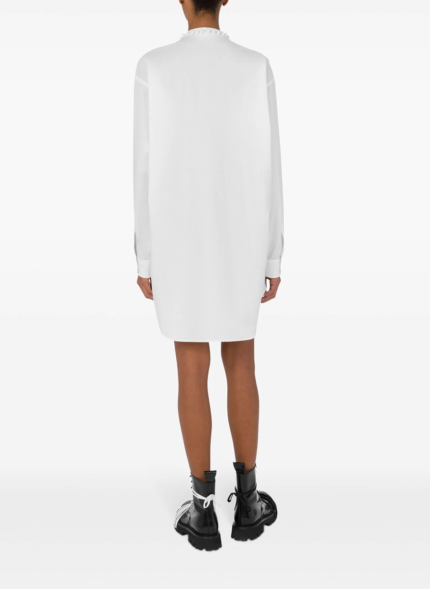 Рокля с бродерия 'Shirt-style' Moschino