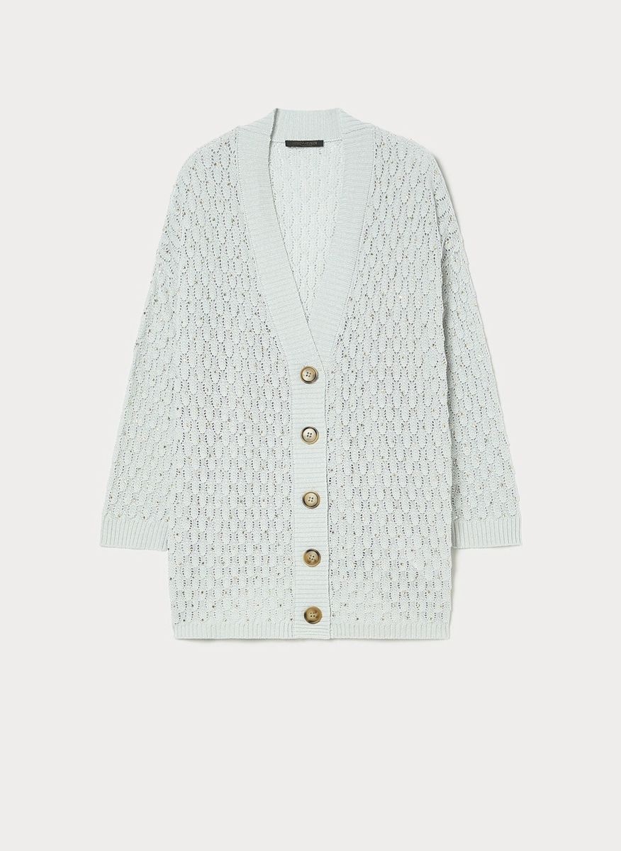 Marina Rinaldi Alpe cardigan with rhinestones 