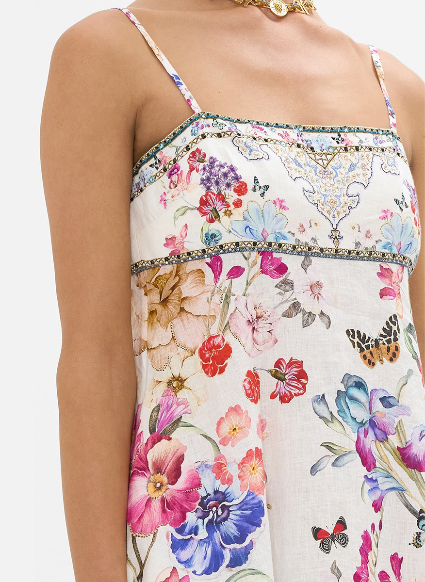 Camilla dress with print 'Monserrate magic' 