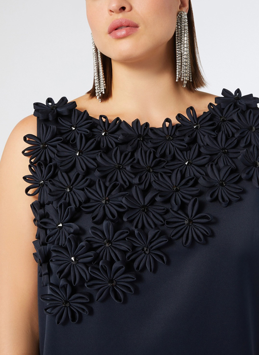 Marina Rinaldi Moli dress with appliqués