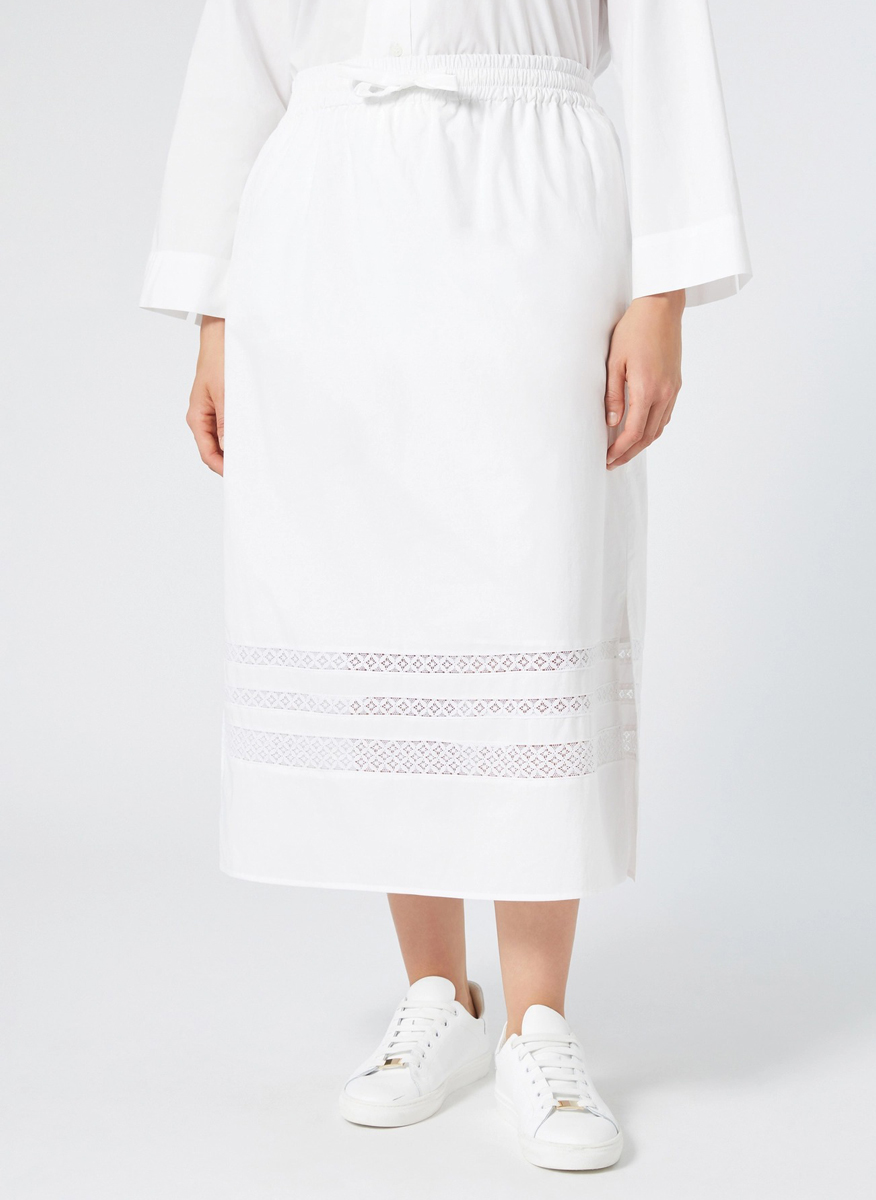 Marina RInaldi Gettata skirt with lace