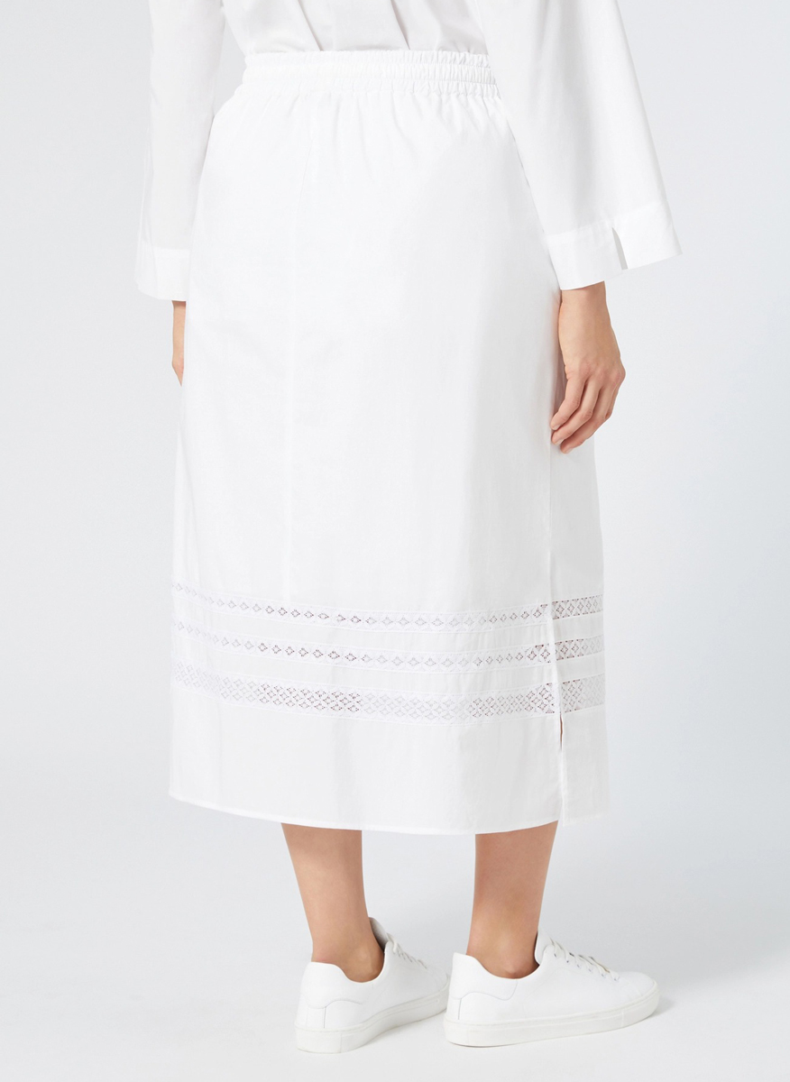 Marina RInaldi Gettata skirt with lace