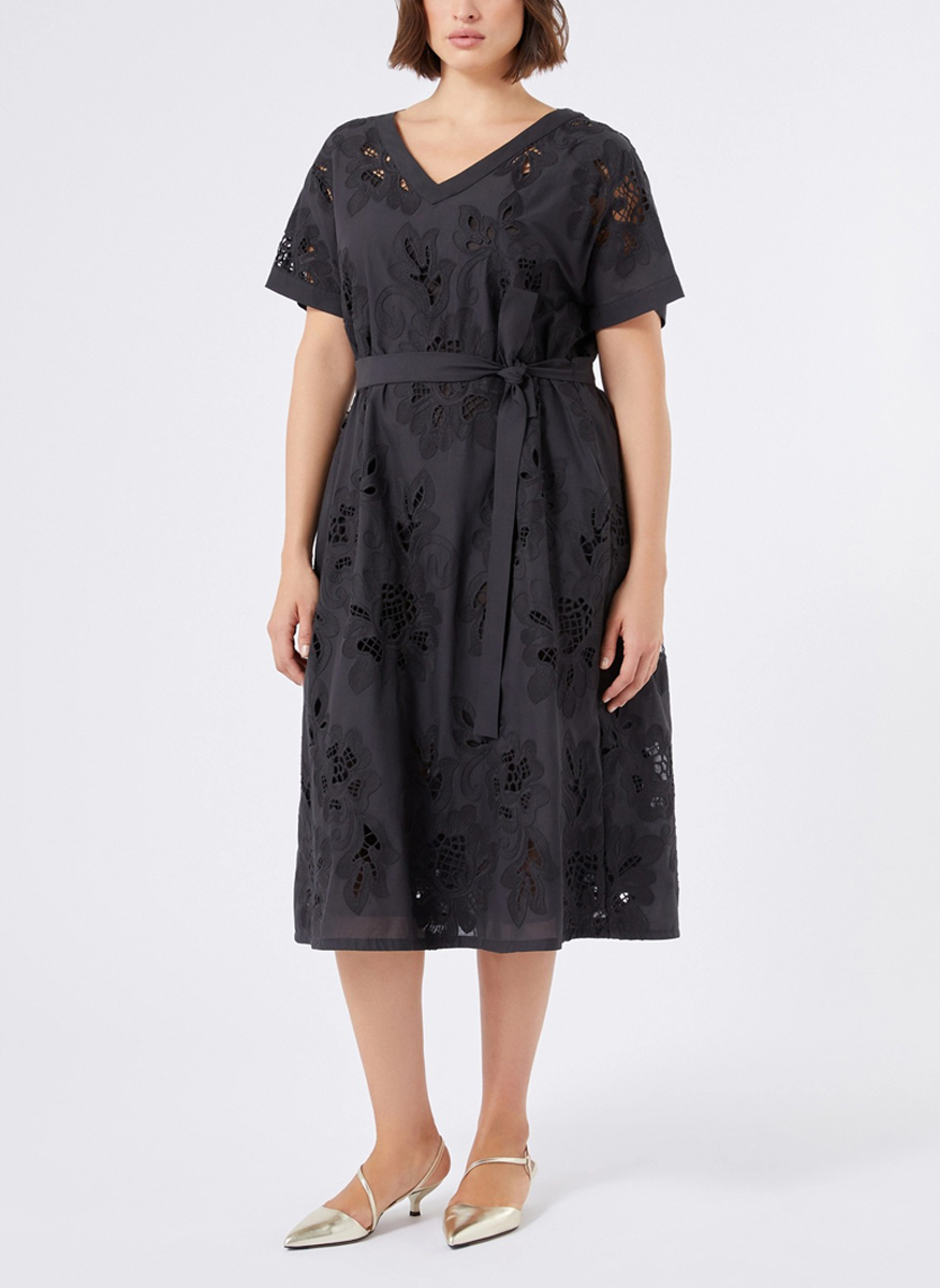 Marina Rinaldi Micaela dress with embroidery