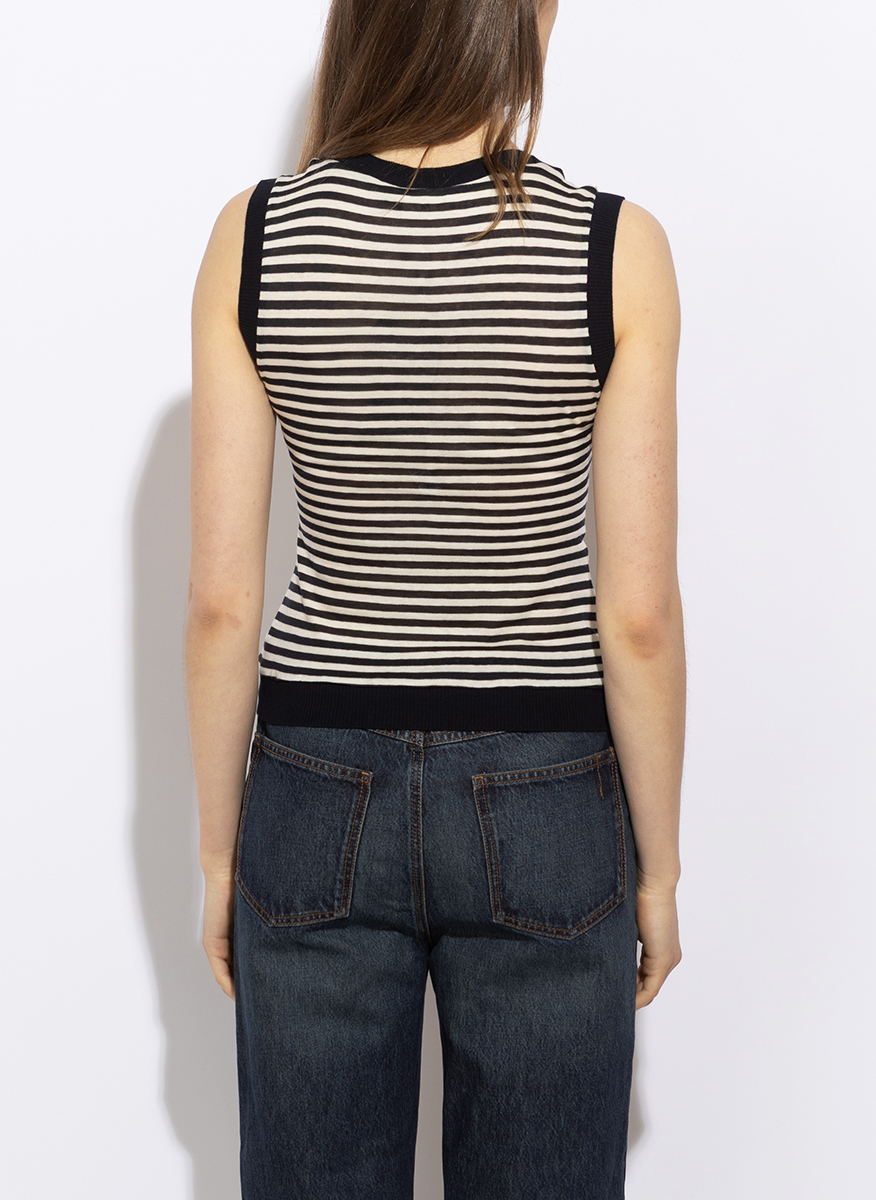 Nº21 top in silk blend
