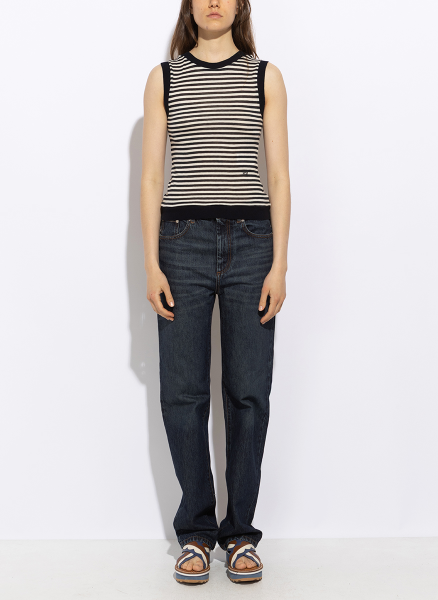 Nº21 top in silk blend