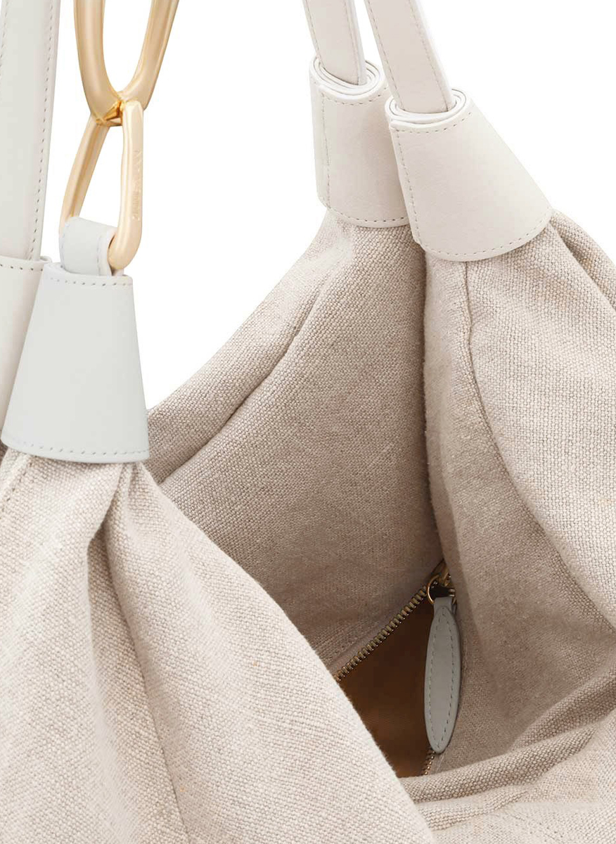 Zimmermann 'Trampoline linen hobo bag
