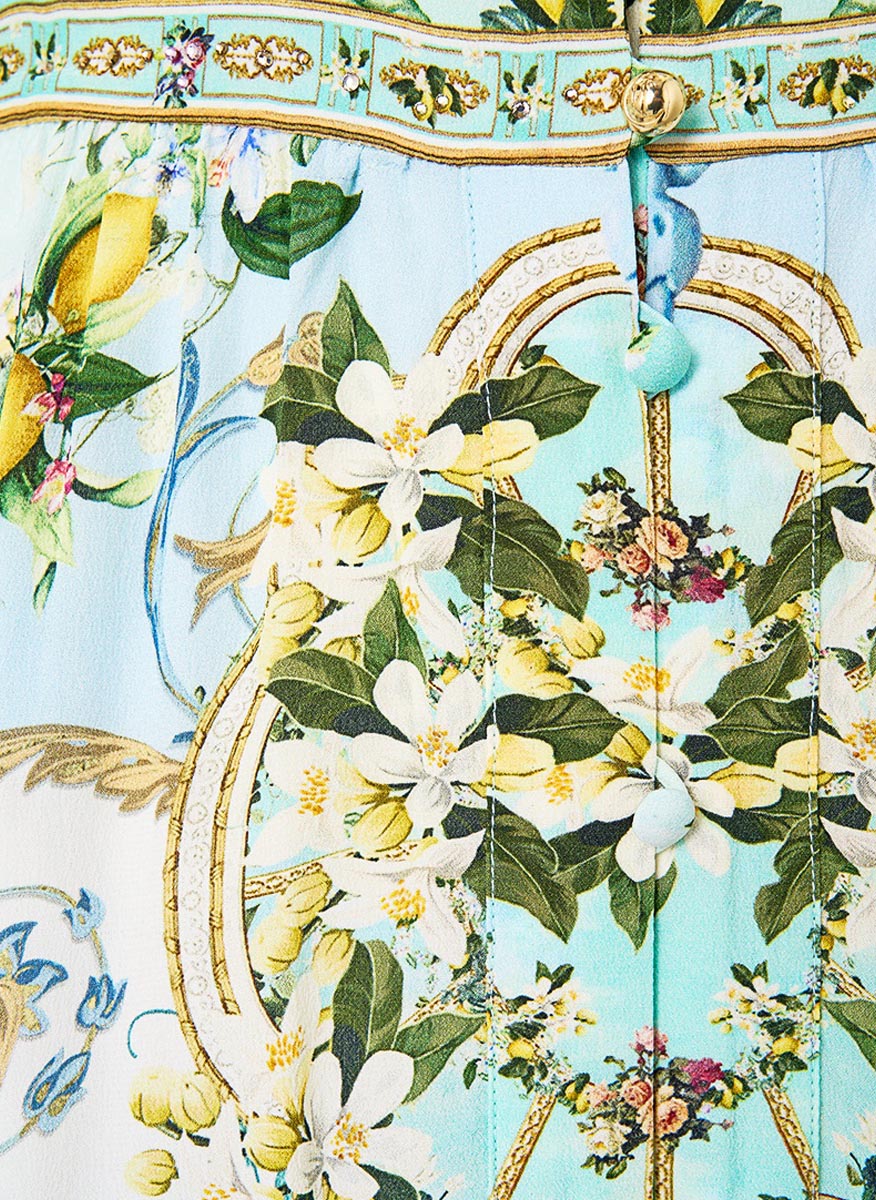 Рокля с принт 'Venus on a vespa' Camilla x The White Lotus