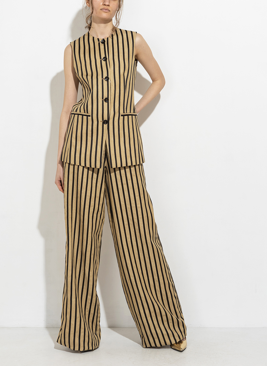 Max Mara Cestino striped trousers