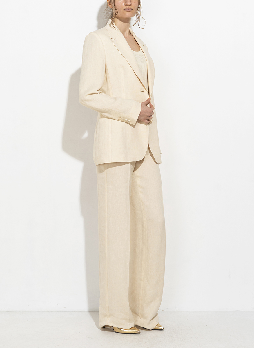 Сако от лен Max Mara Studio Micio
