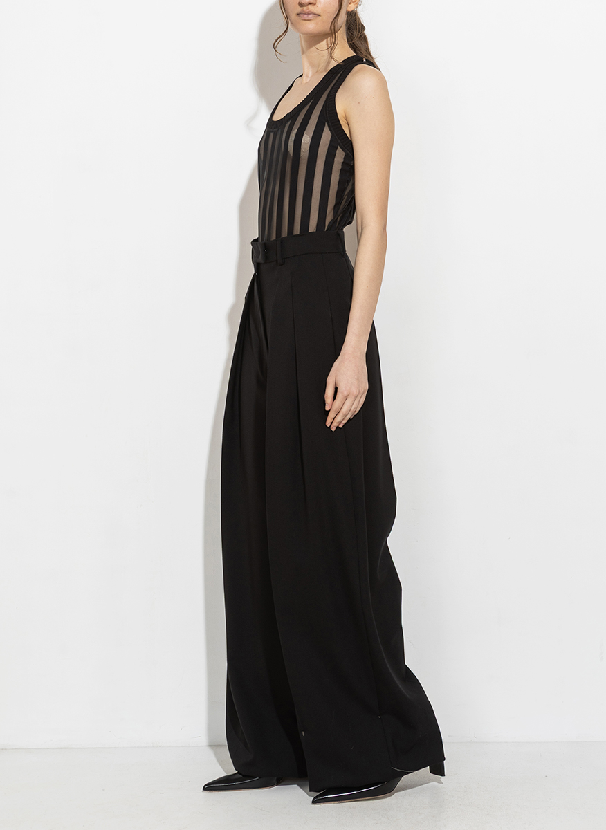 Панталон от фина вълна Sportmax Favetta