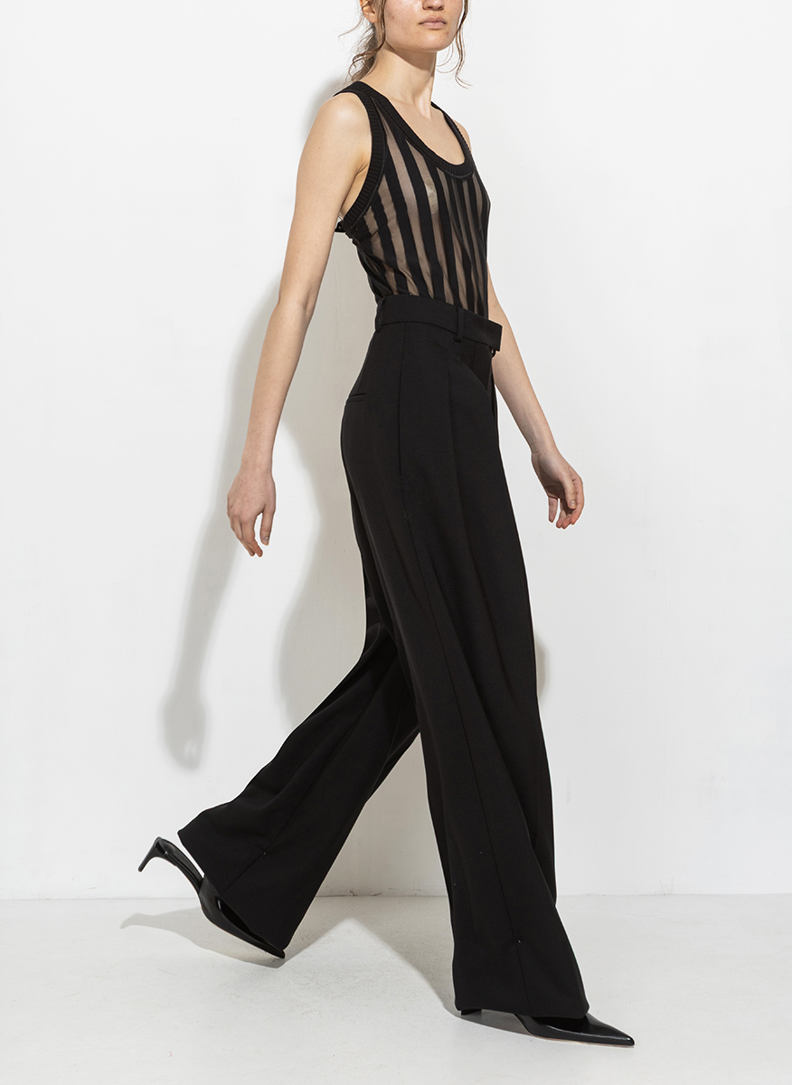 Панталон от фина вълна Sportmax Favetta