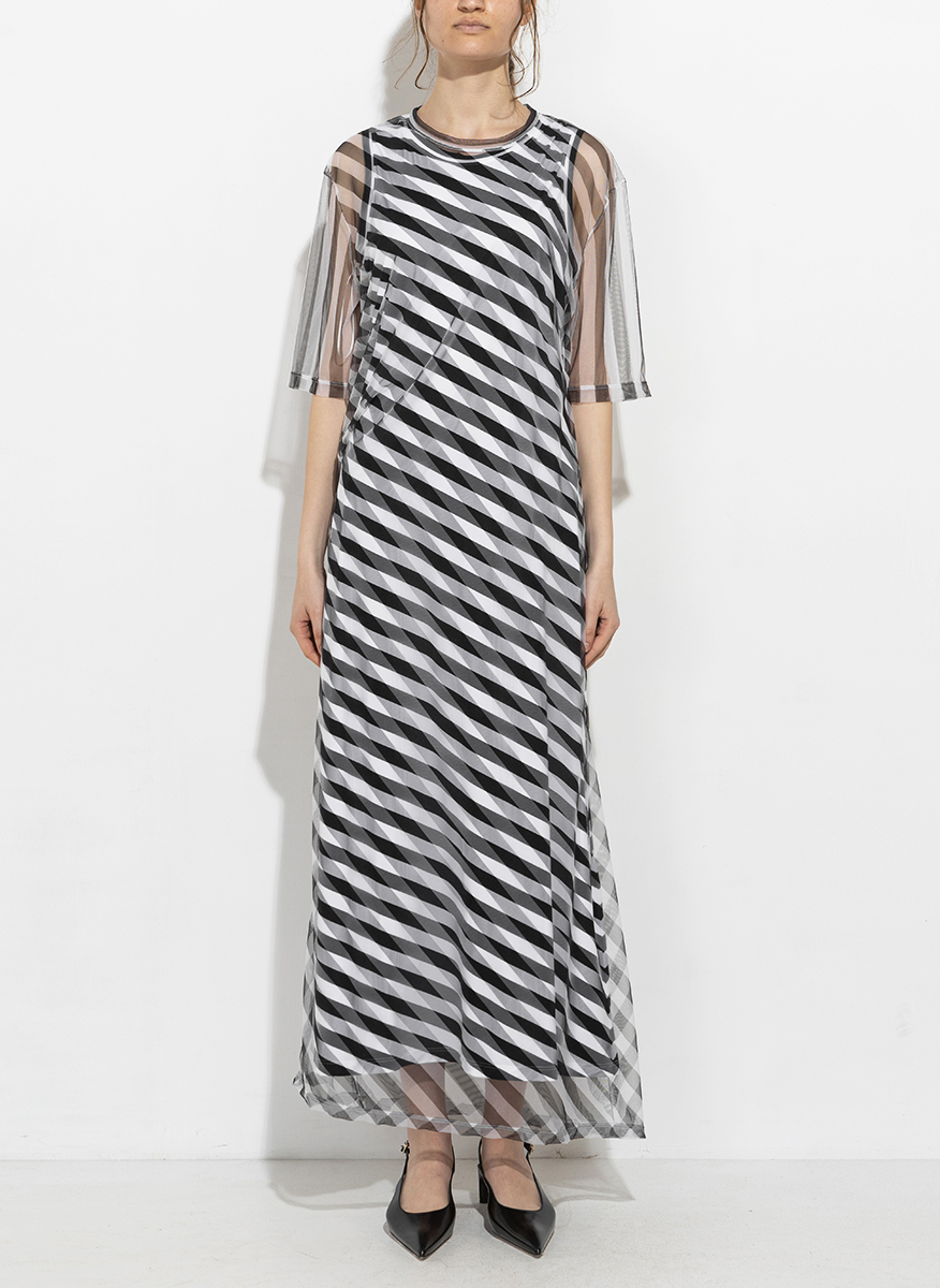 Рокля с 'three-dimensional' ефект Sportmax Pausa