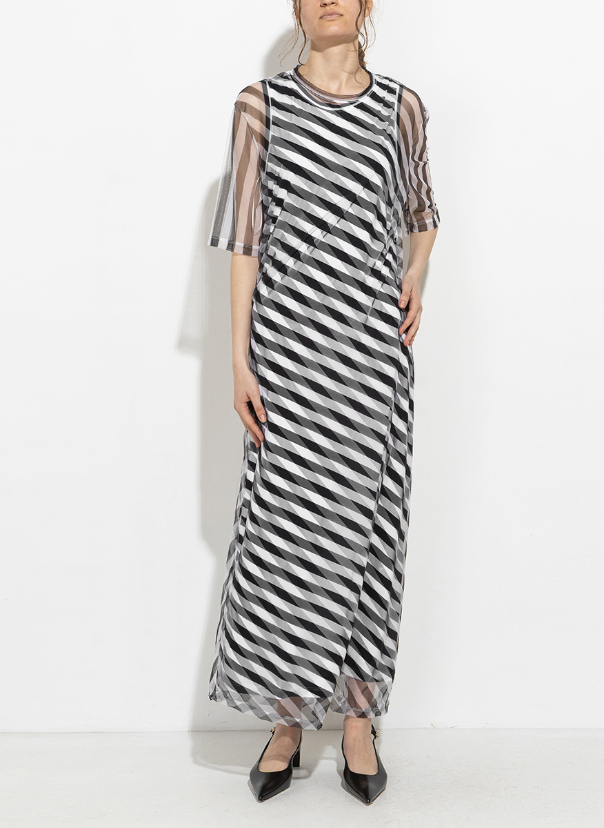 Рокля с 'three-dimensional' ефект Sportmax Pausa