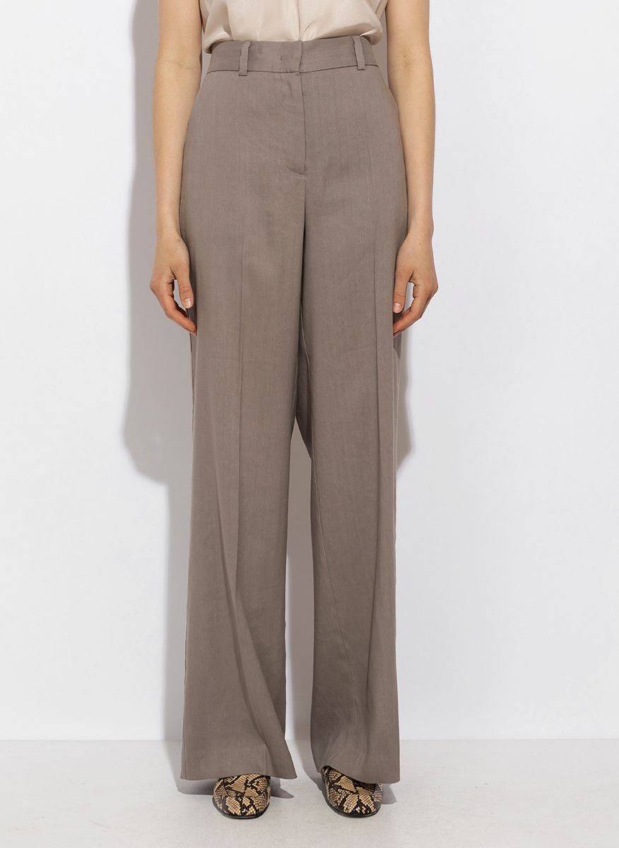 Lorena Antoniazzi linen blend trousers
