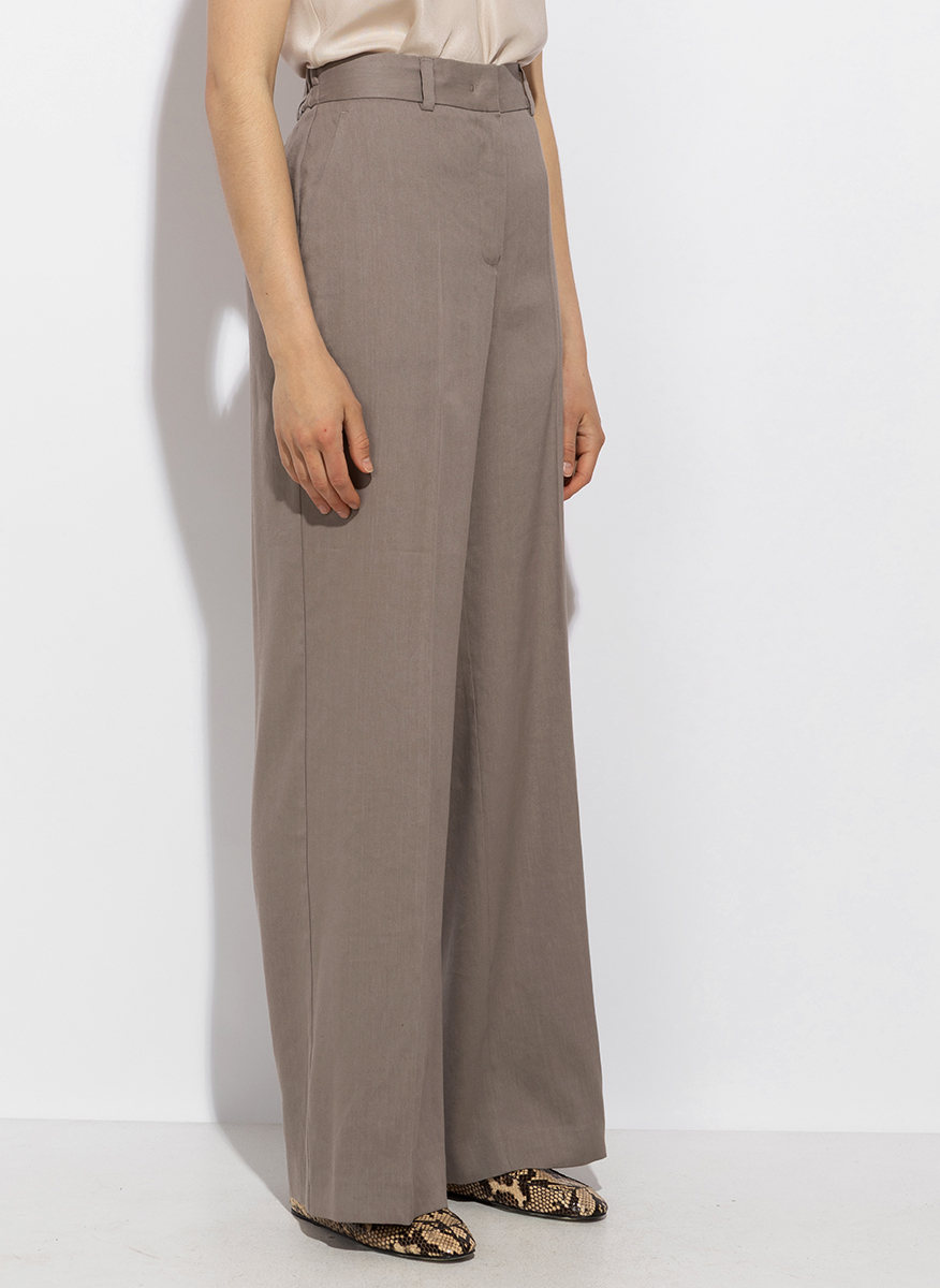 Lorena Antoniazzi linen blend trousers