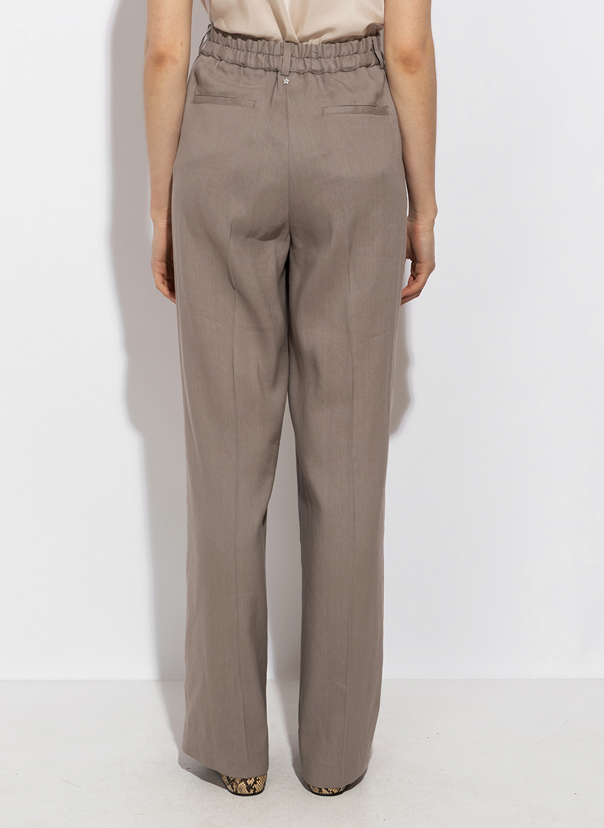 Lorena Antoniazzi linen blend trousers