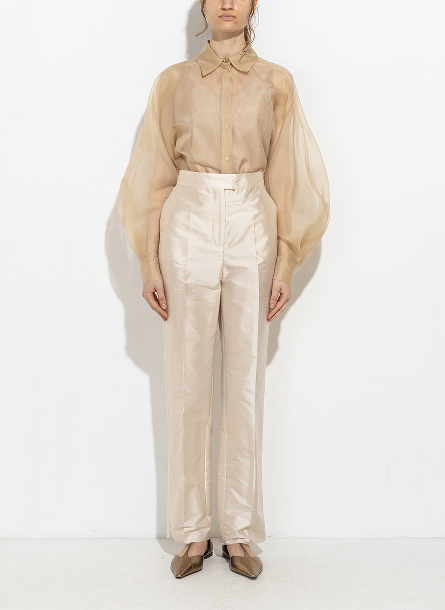 Копринен панталон Max Mara Studio Fago