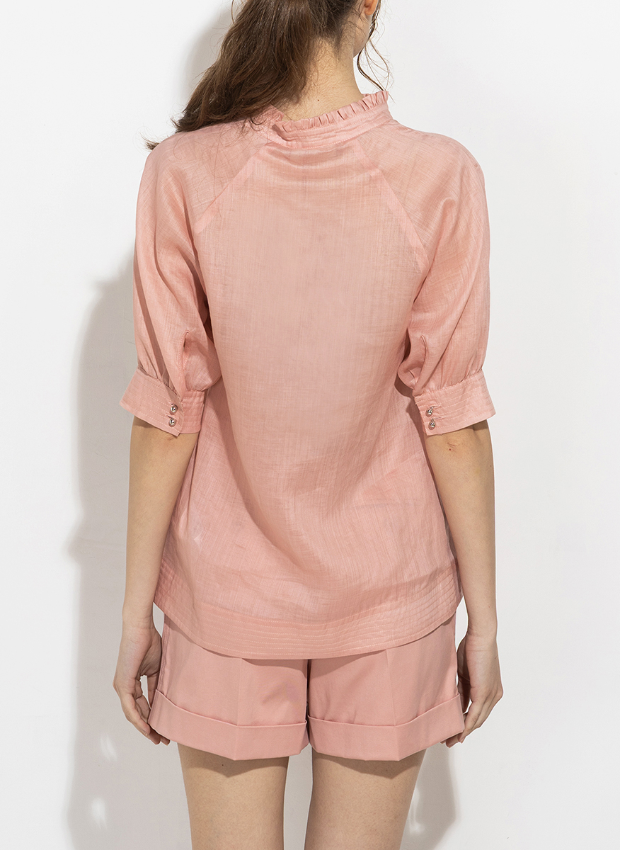 Max Mara Studio Orvieto semi-transparent blouse