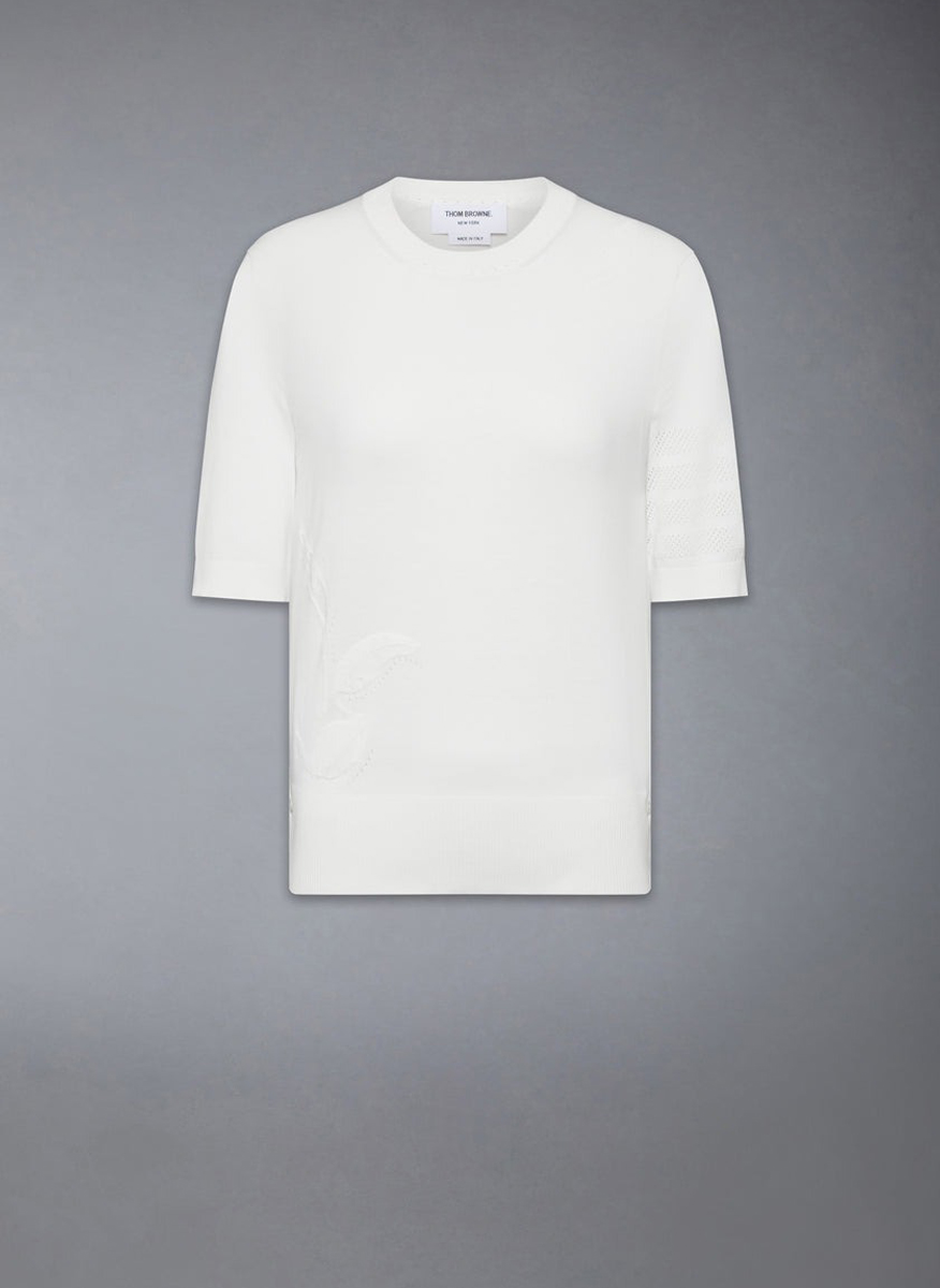 Блуза от фино плетиво Thom Browne