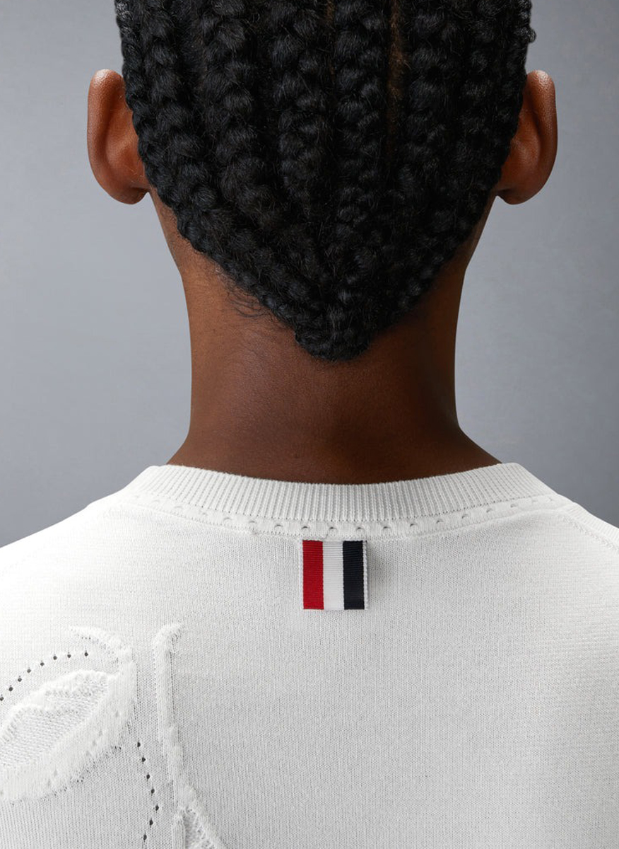 Блуза от фино плетиво Thom Browne