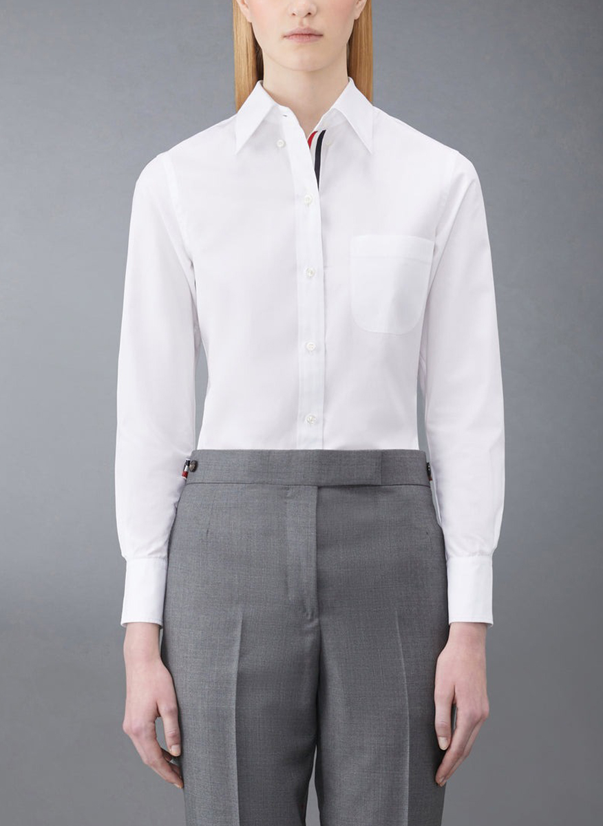 Класическа риза от памучен поплин Thom Browne