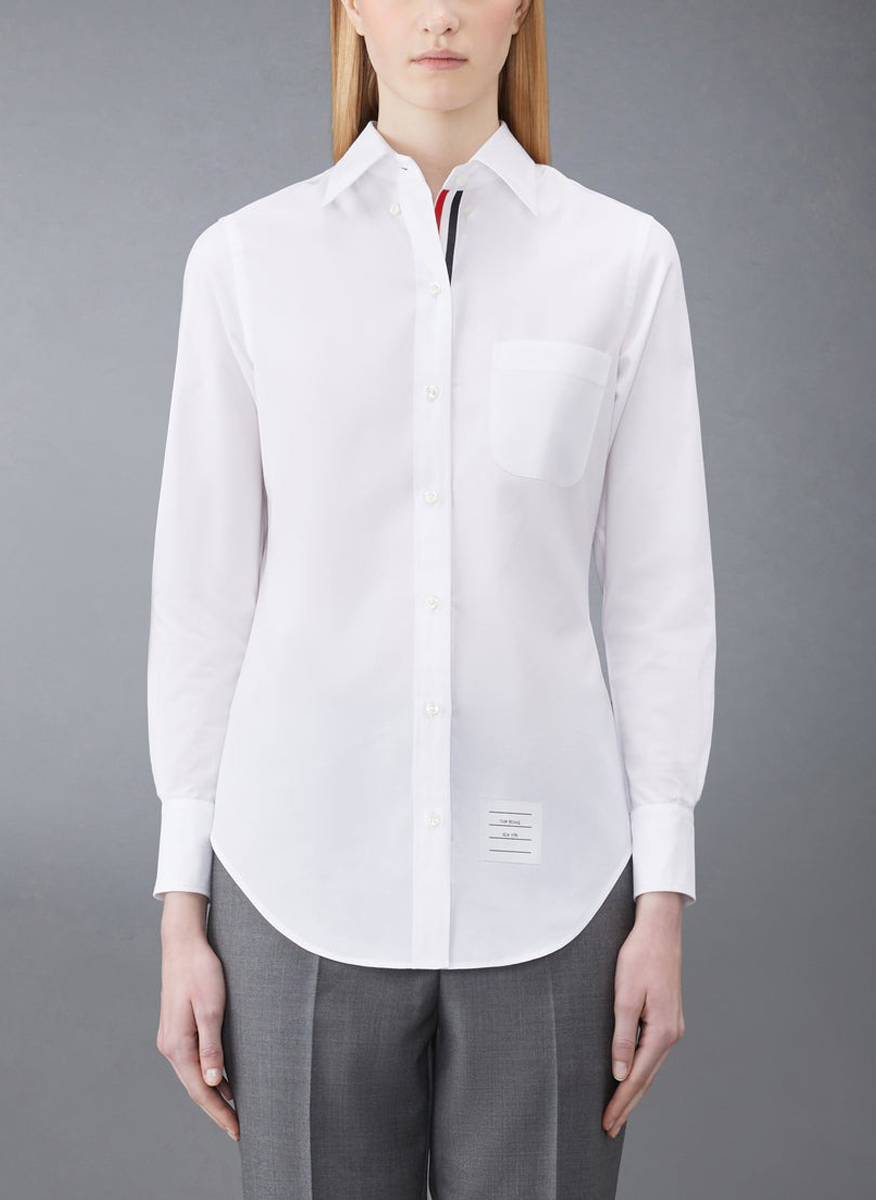 Класическа риза от памучен поплин Thom Browne