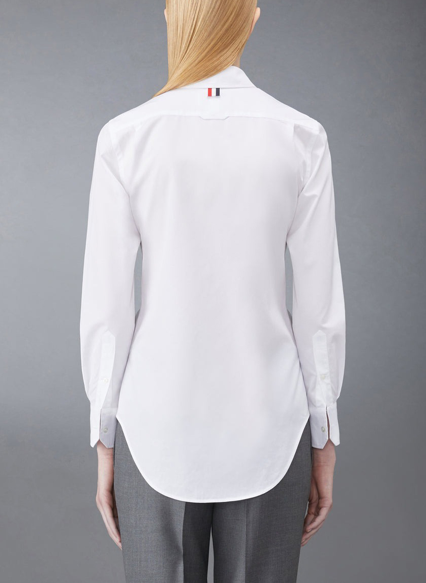 Класическа риза от памучен поплин Thom Browne