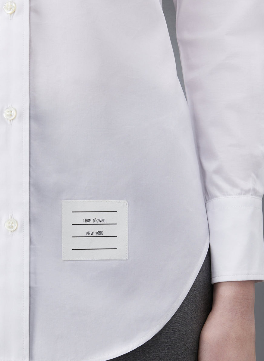 Класическа риза от памучен поплин Thom Browne