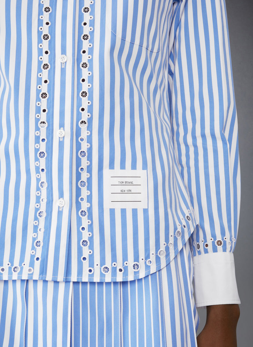 Раирана риза 'Awning' Thom Browne