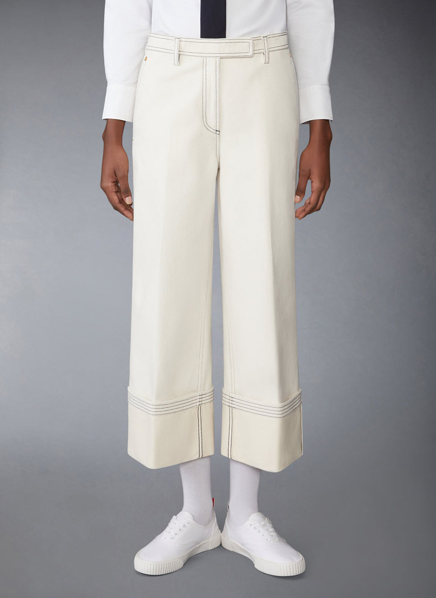 Деним 'Wide leg' Thom Browne