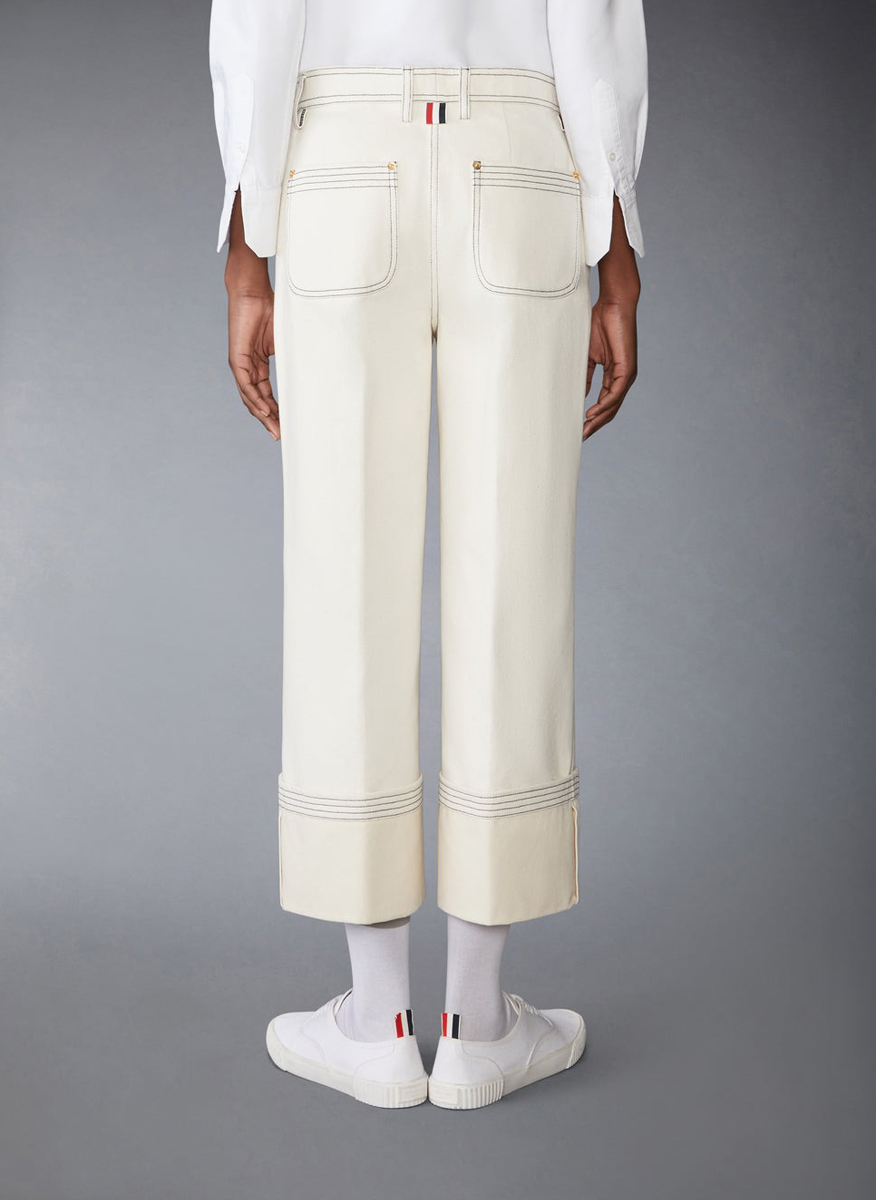 Деним 'Wide leg' Thom Browne
