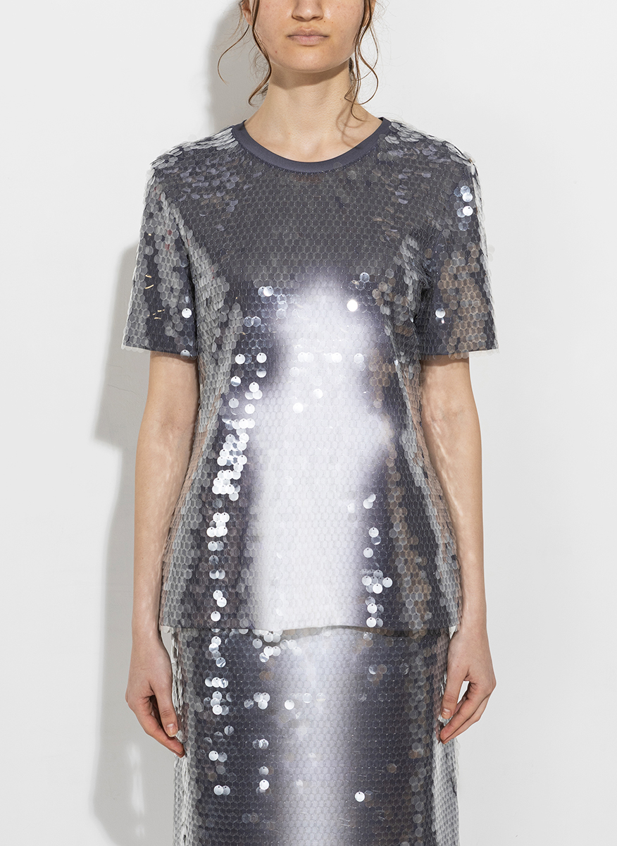 Тишърт с пайети Sportmax Kibbutz