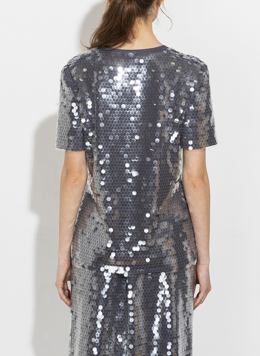 Тишърт с пайети Sportmax Kibbutz