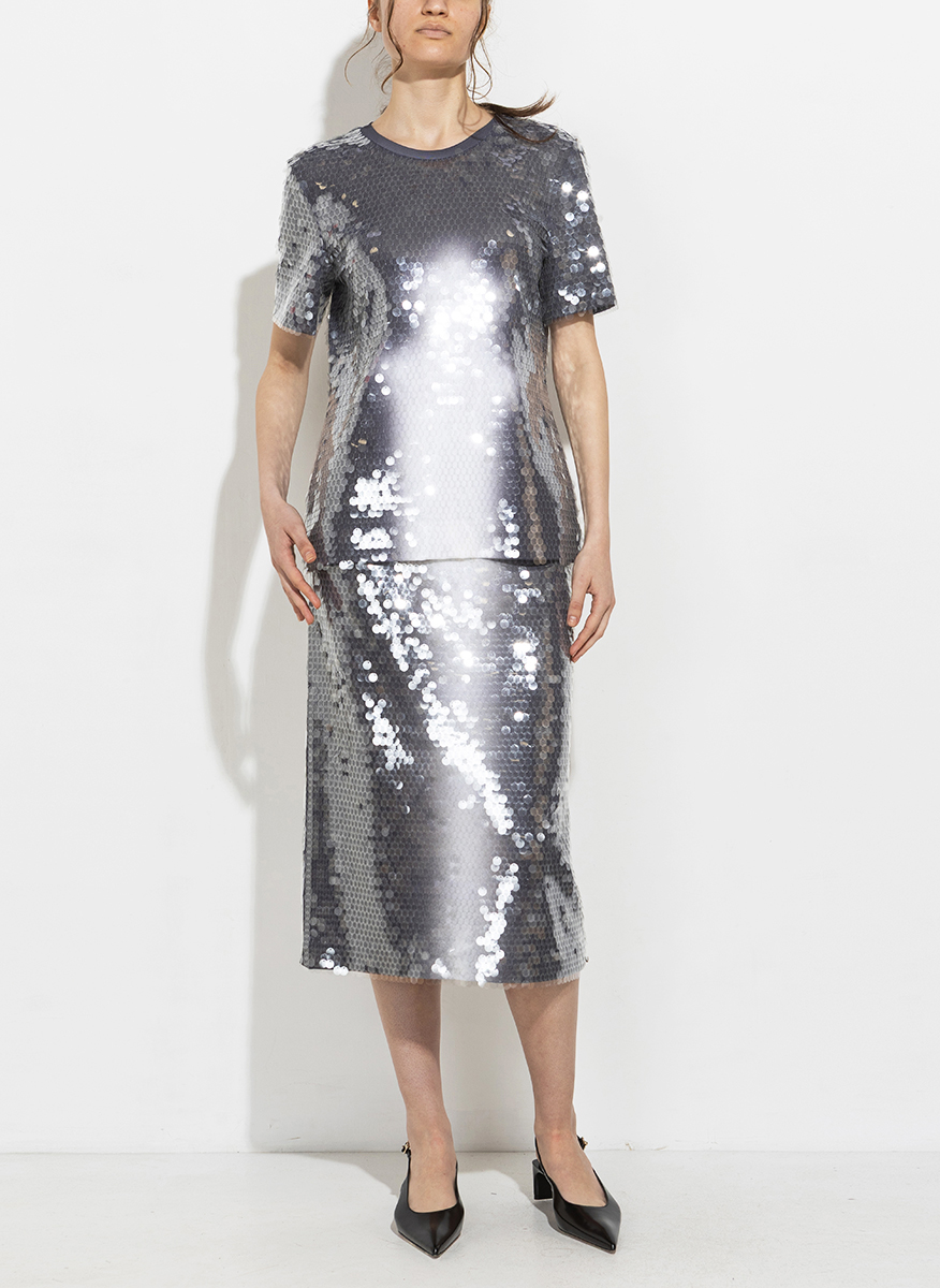 Тишърт с пайети Sportmax Kibbutz