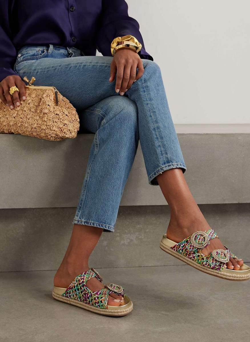 Чехли 'River' Aquazzura