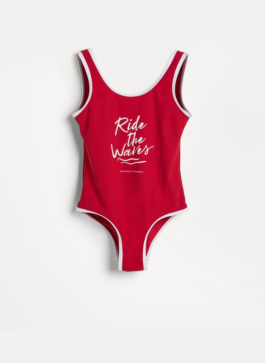 Brunello Cucinelli Kids 6 swimsuit with print