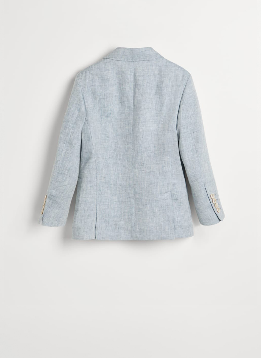 Brunello Cucinelli Kids 6 jacket in linen