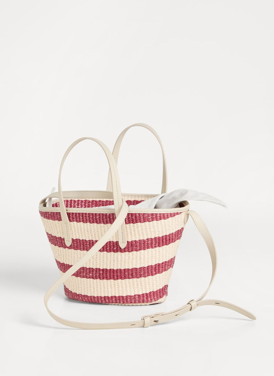 Чанта с раиран дизайн Brunello Cucinelli Kids
