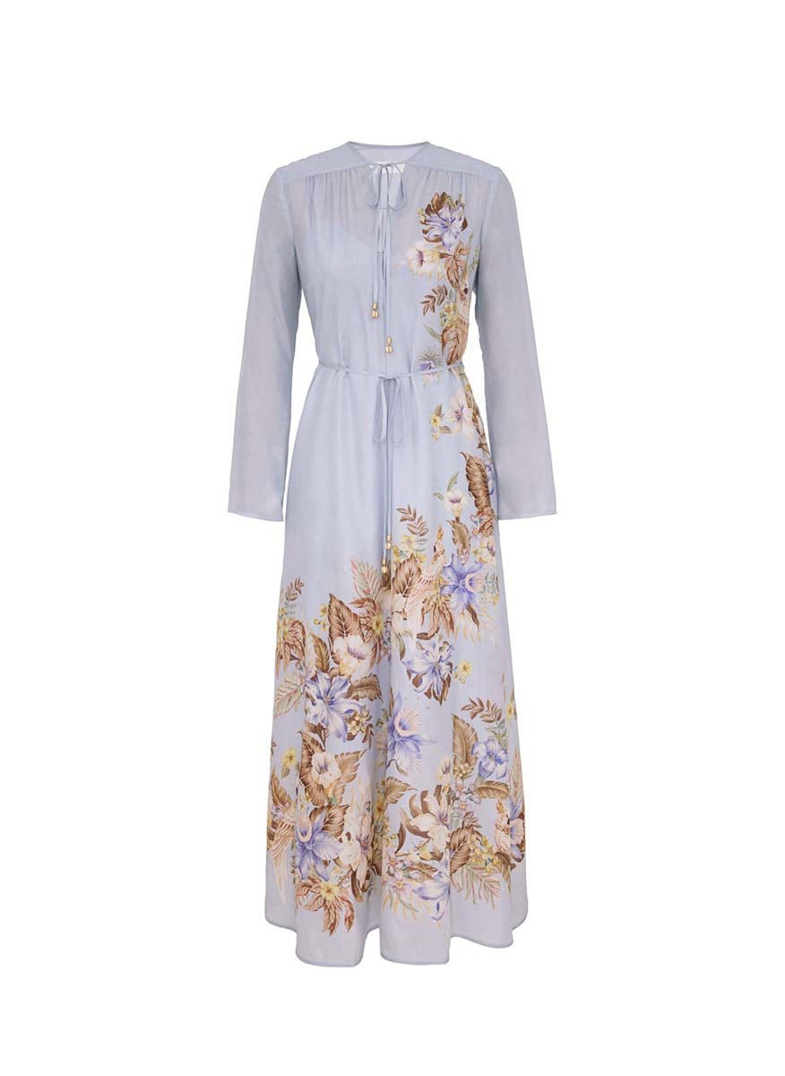 Zimmermann 'Coco' silk maxi dress with floral print