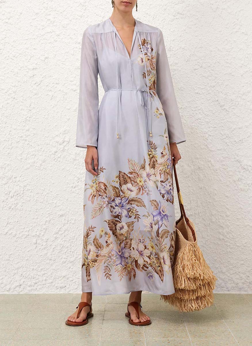 Zimmermann 'Coco' silk maxi dress with floral print