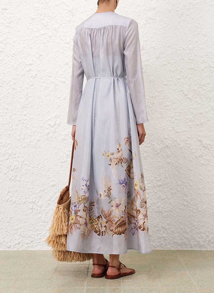 Zimmermann 'Coco' silk maxi dress with floral print