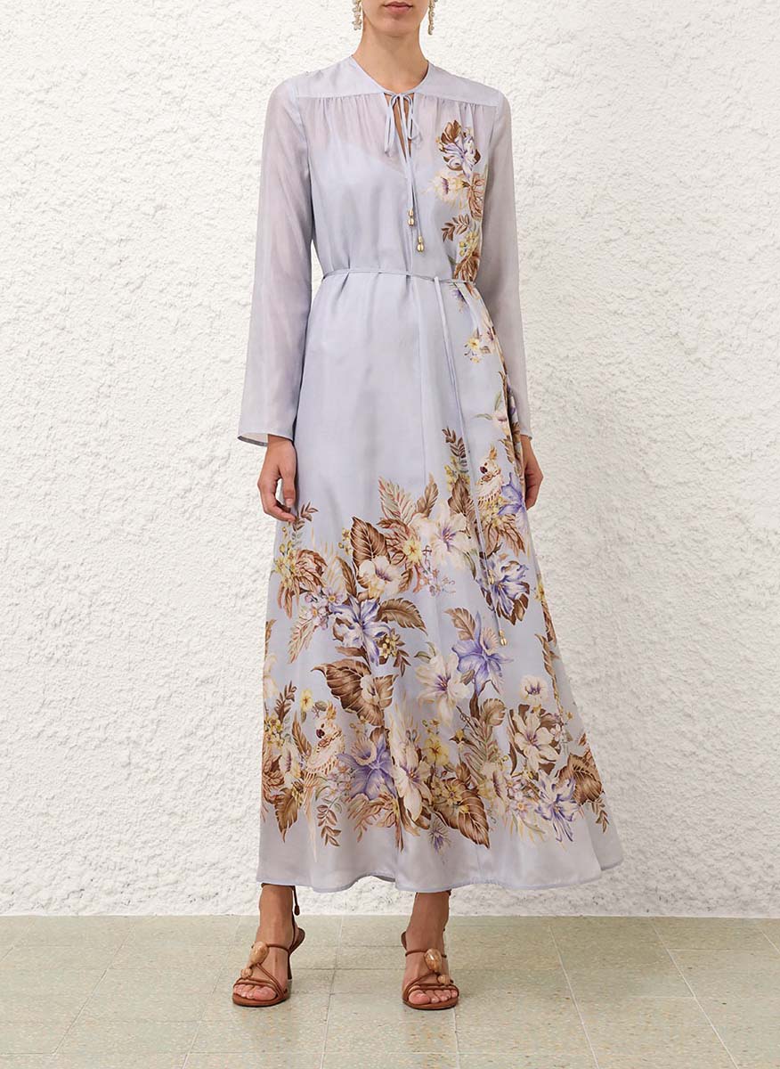 Zimmermann 'Coco' silk maxi dress with floral print