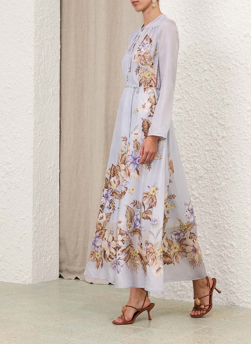 Zimmermann 'Coco' silk maxi dress with floral print