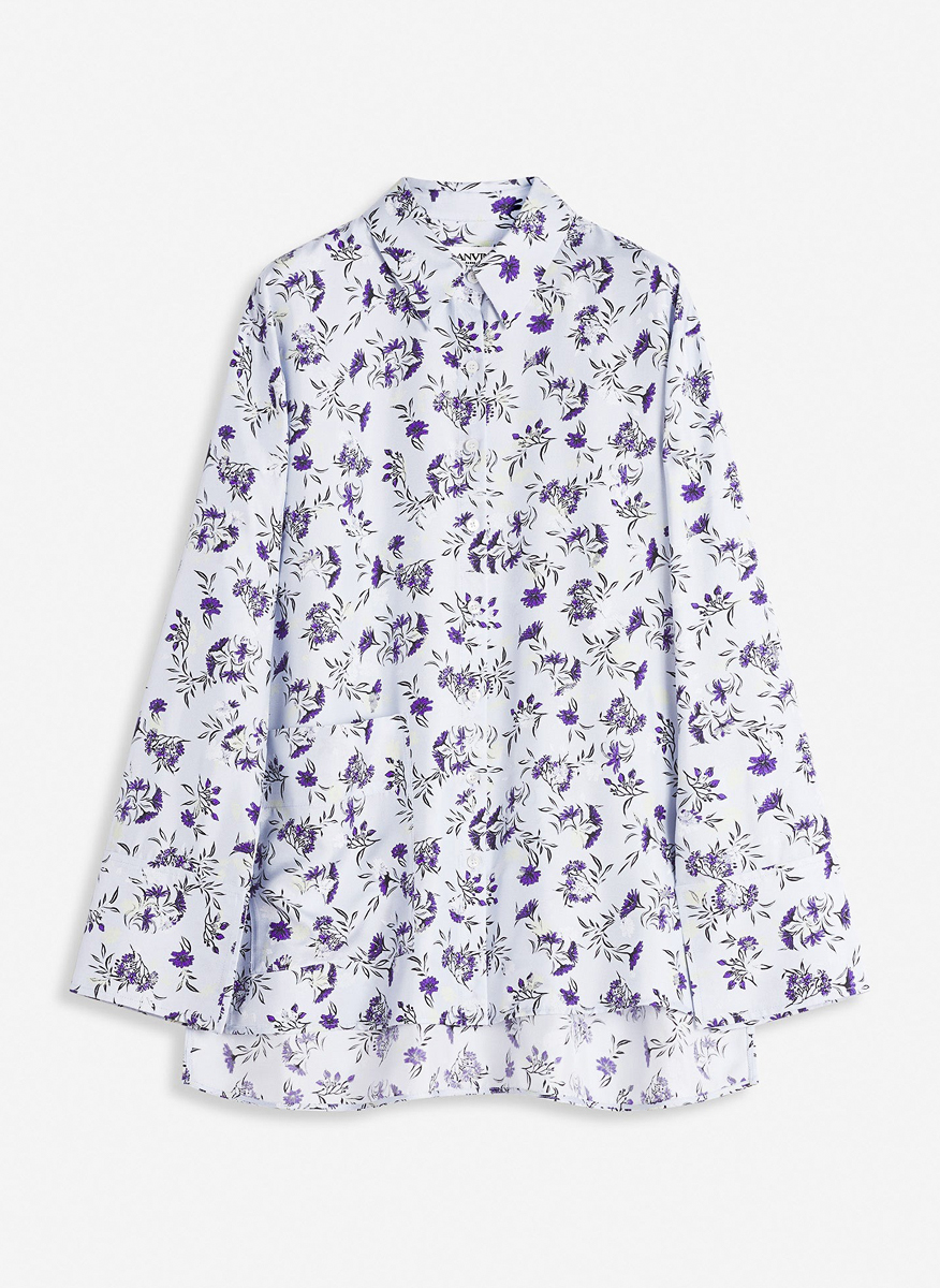 Lanvin print silk shirt