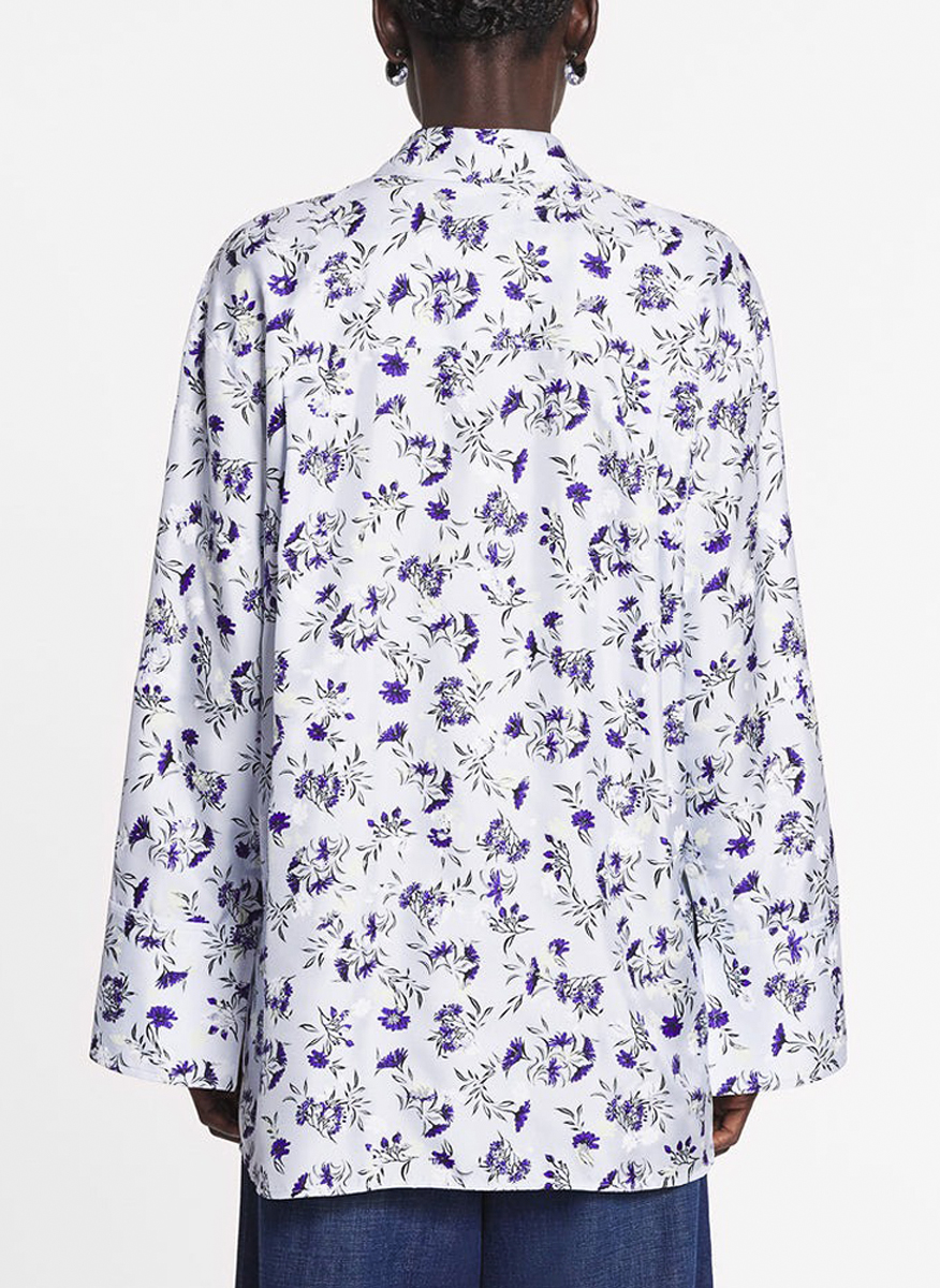 Lanvin print silk shirt