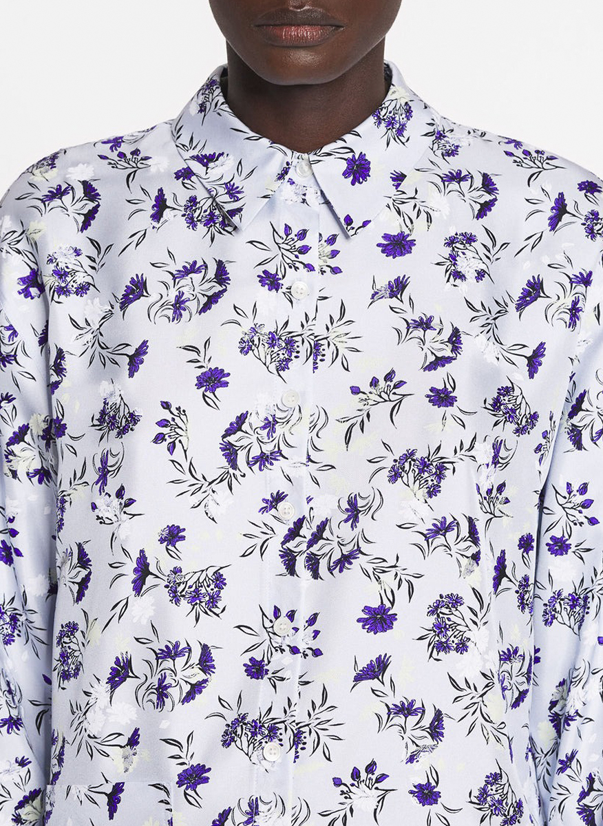 Lanvin print silk shirt