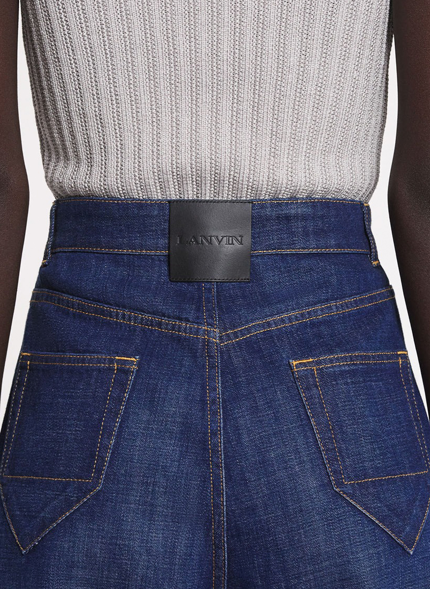 Деним с висока талия Lanvin