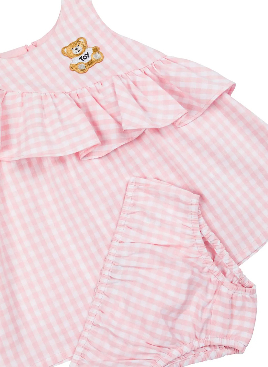 Moschino Kids set with embroidery